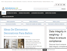 Tablet Screenshot of banosmodernos.com